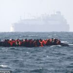 Os migrantes em pequenos barcos representaram menos de um em cada dez deportações no ano passado, mostram hoje os números.