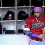 Ketel Marte #4 of the Arizona Diamondbacks