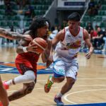 Sedrick Barefield, da Blackwater Bossing, durante um jogo contra Rain or Shine Elasto Painters na Copa dos Governadores do PBA de 2026.