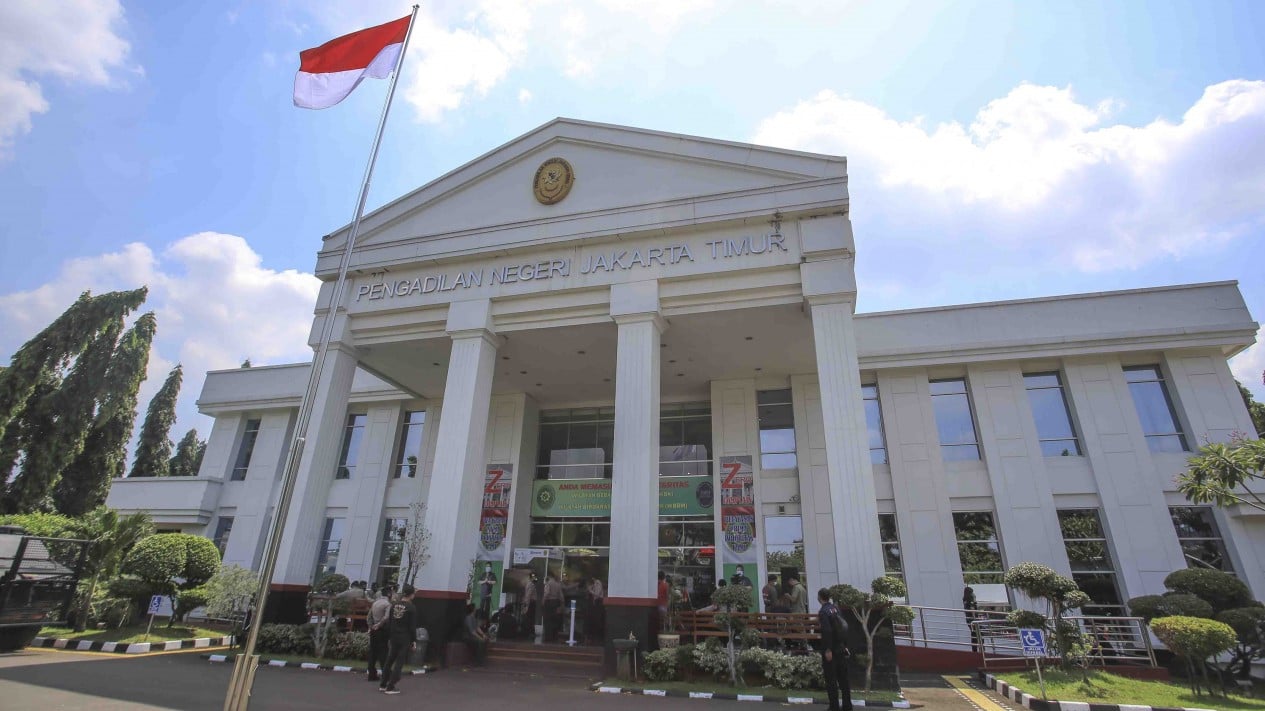 PN Jaktim Siapkan Tenda e TV Buat Masyarakat yang Mau Ikuti Sidang Perdana dr Tifa