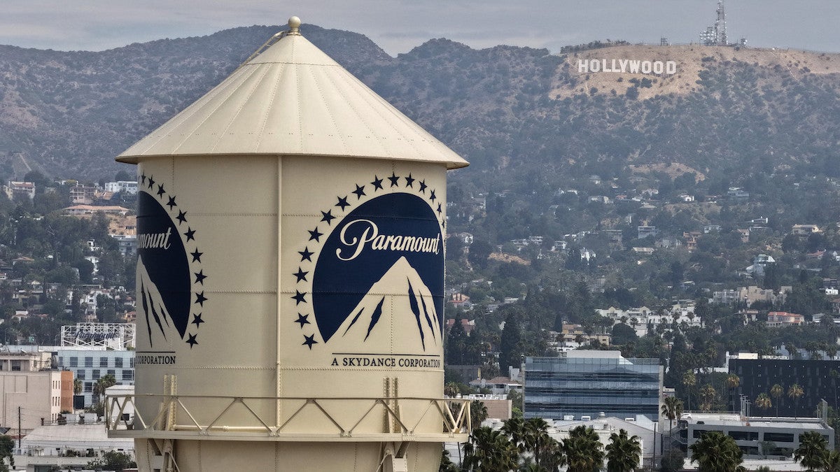 David Ellison, CEO da Paramount, e David Zaslav, CEO da Warner Bros. Discovery (Getty Images/Chris Smith para TheWrap)