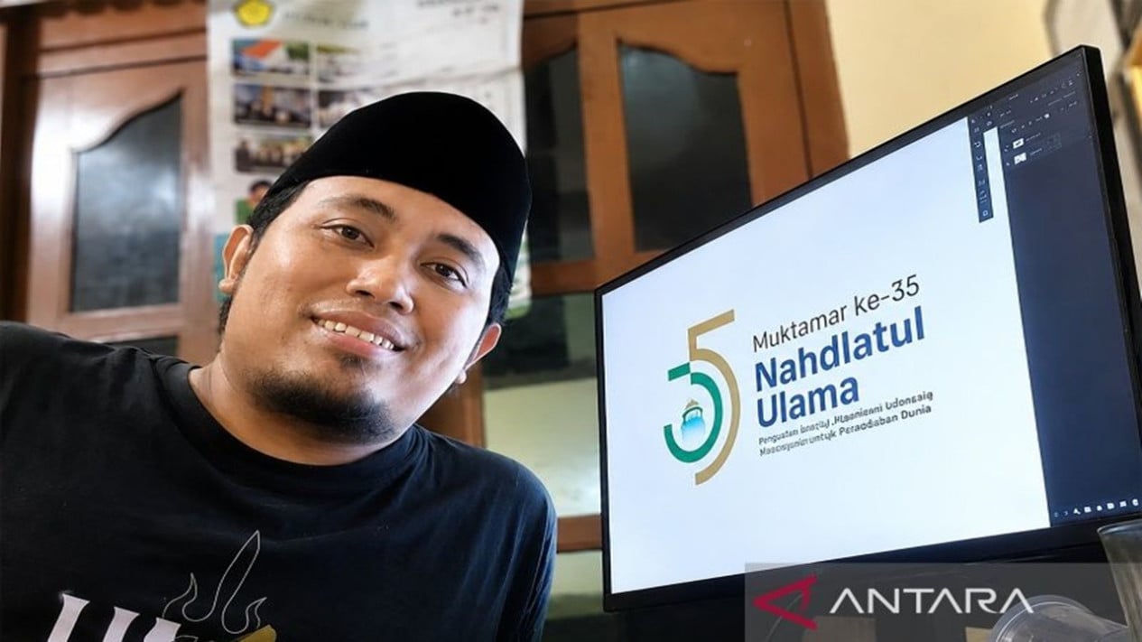 Penampakan Logo Muktamar Ke-35 NU, Siapa Pembuatnya?