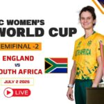Placar ENG-W x SA-W AO VIVO, semifinal da Copa do Mundo Feminina T20 de 2026: África do Sul vence sorteio e decide lançar