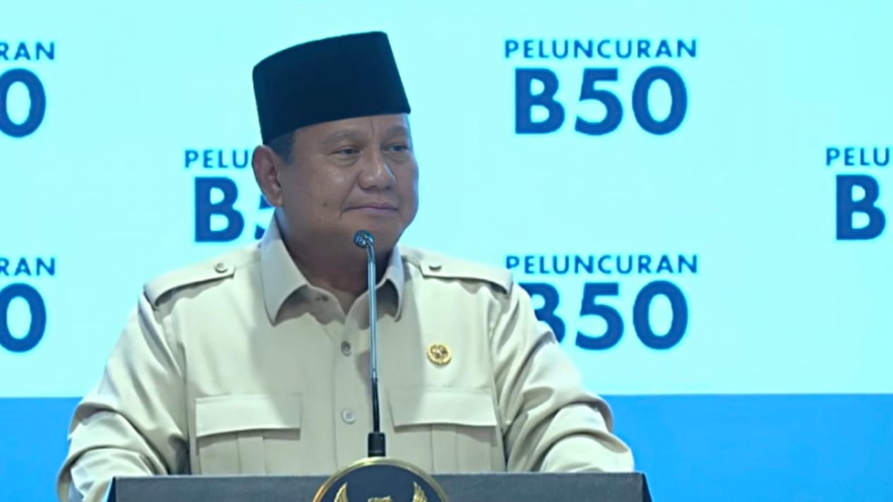 Prabowo Bangga Indonésia Jadi Negara Pertama di Dunia yang Terapkan B50
