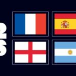 O atacante número 10 da França, Kylian Mbappe, comemora o primeiro gol de seu time durante a partida das quartas de final do torneio de futebol da Copa do Mundo de 2026 entre França e Marrocos, no Estádio de Boston, em Foxborough, em 9 de julho de 2026. (Foto de Odd ANDERSEN / AFP)