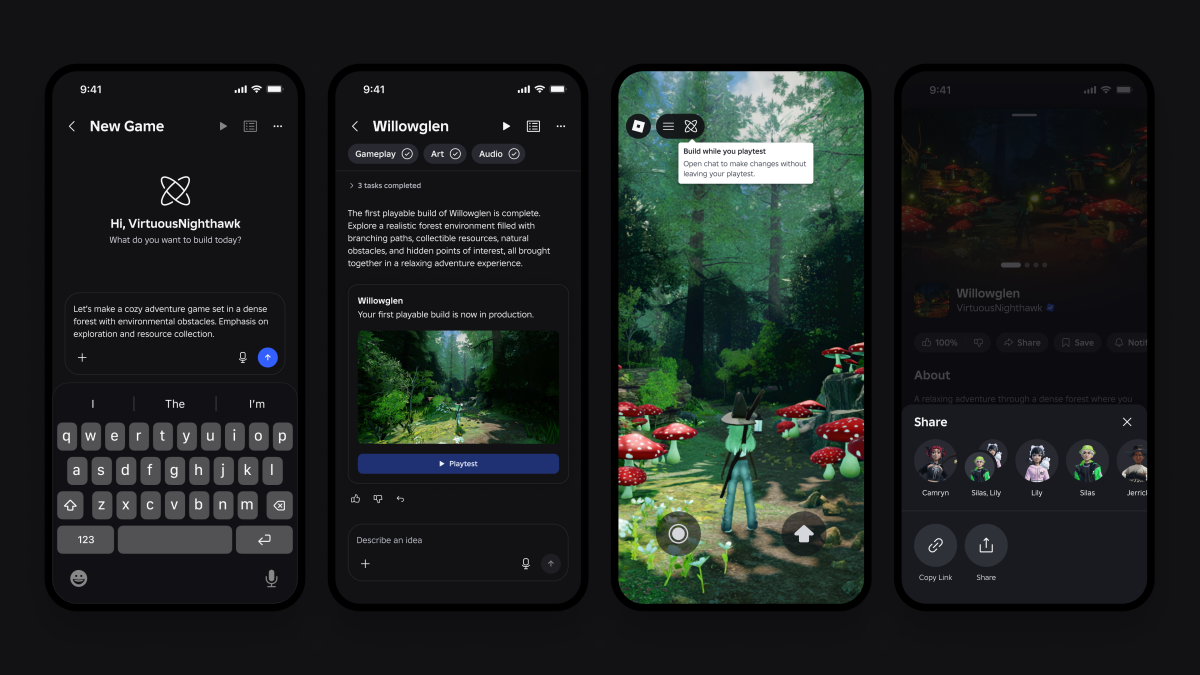 Roblox anuncia Build, ferramentas de IA que permitem a qualquer pessoa criar jogos