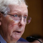 Sonhar. Mitch McConnell, R-Kentucky, é fotografado falando em 19 de maio de 2026, em Washington, DC.