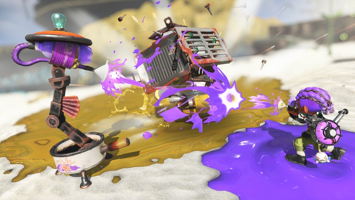 Tripulação Deep Cut em Splatoon Raiders
