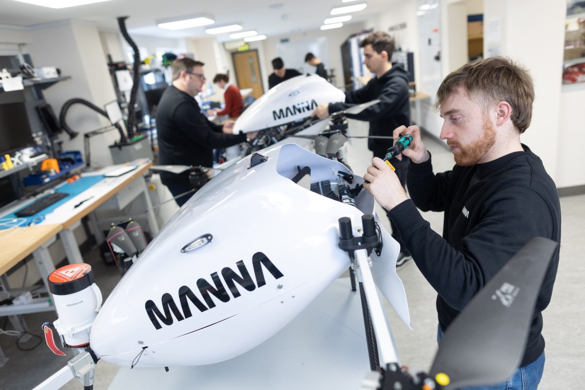 Startup autônoma de entrega de drones Manna planeja grande expansão nos EUA
