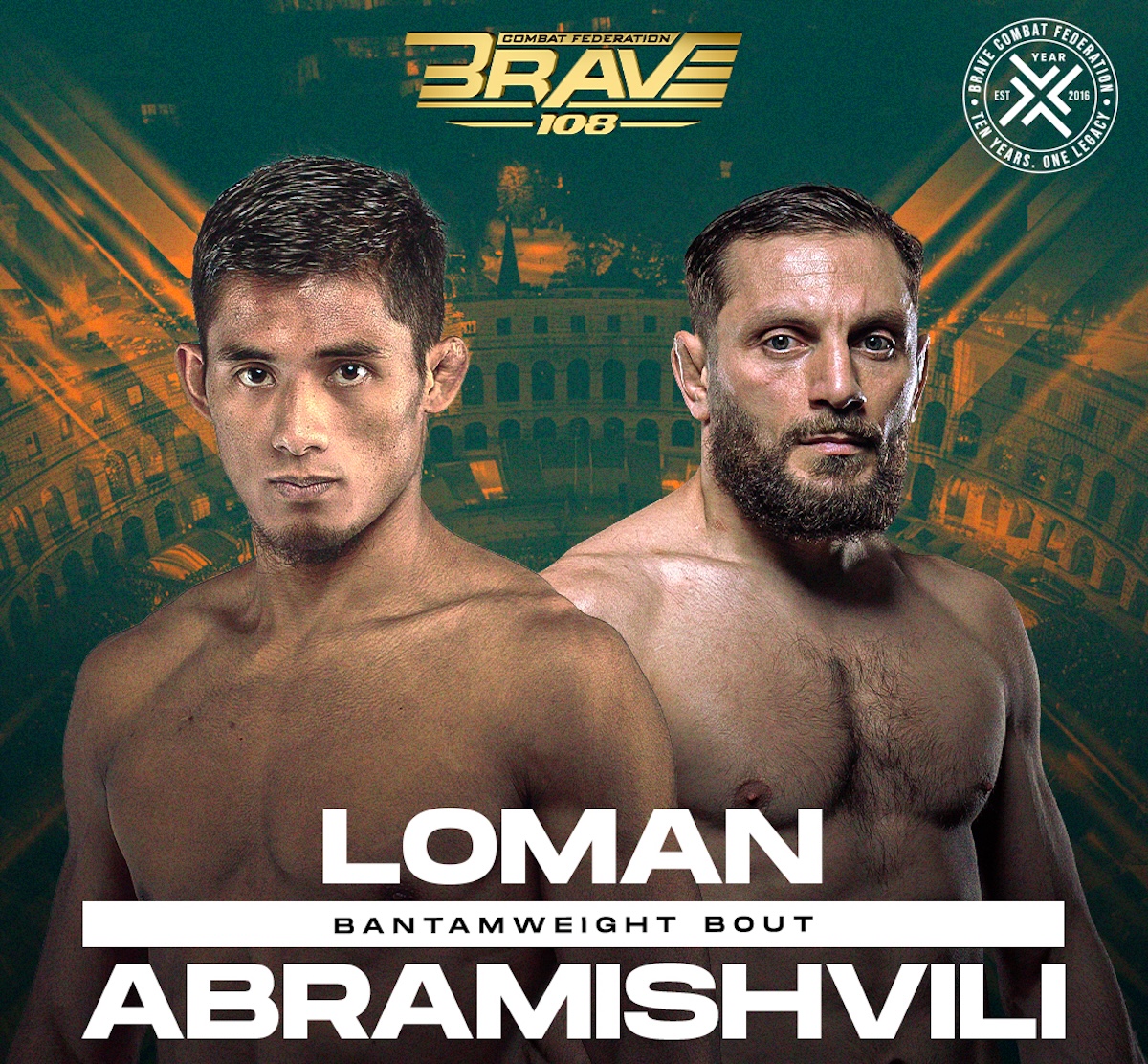 STEPHEN LOMAN vs LASHA ABRAMISHVILI BRAVE CF108
