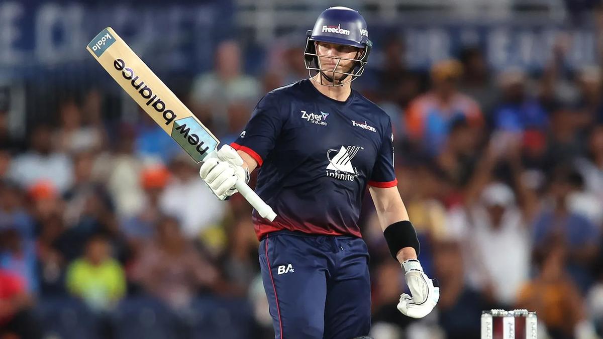 Steve Smith marca século de 40 bolas enquanto San Francisco Unicorns quebra o recorde de maior perseguição em T20s
