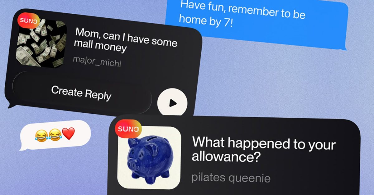 Suno agora permite que usuários do iPhone gerem músicas diretamente no iMessage