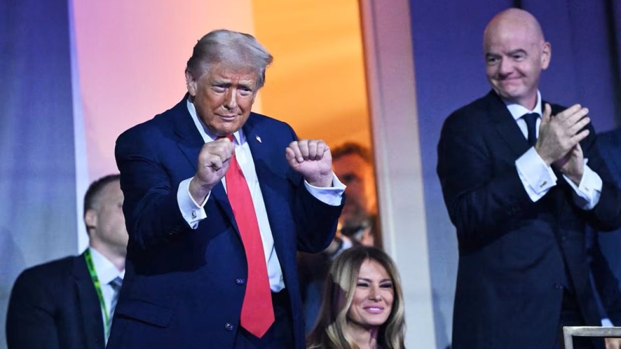 Suporter Argentina e Espanha Bersatu Cemooh Donald Trump na Final Piala Dunia 2026