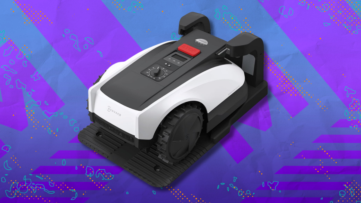 Terceirize o corte da grama com 30% de desconto no cortador de grama robótico Ecovacs Goat O1000
