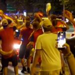 Torcedores da Espanha explodem quando seleção chega à final da Copa do Mundo