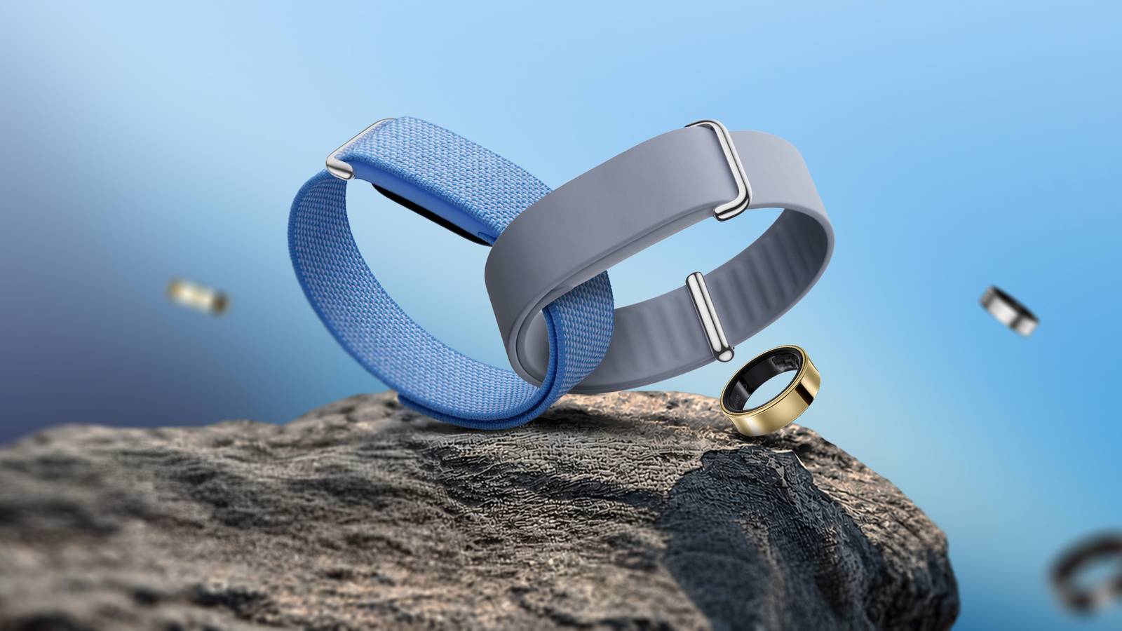 Uma pessoa usando o Fitbit Air