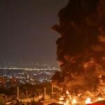 O presidente Trump postou imagens em sua plataforma Truth Social de mais ataques noturnos ao Irã