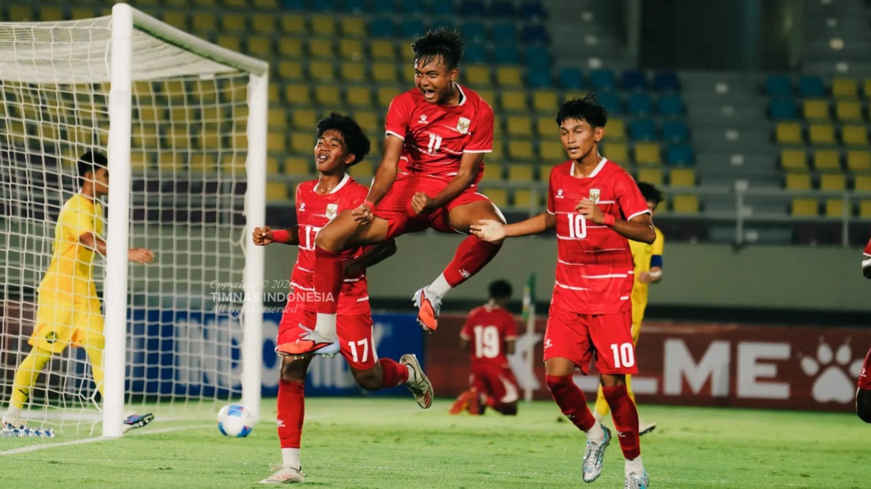 Tutup Laga Uji Coba dengan Tampil Ganas, Timnas Indonésia U17 Pecundangi Malásia 3-0