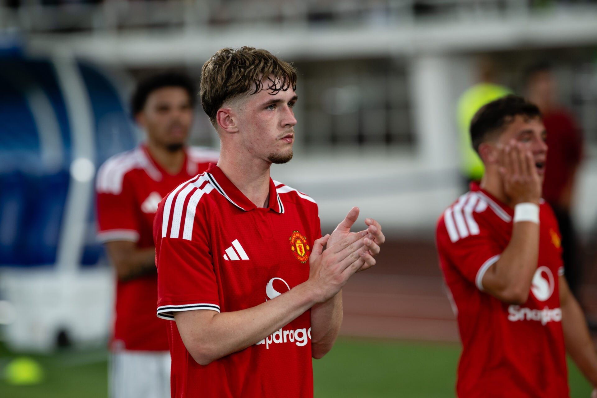 Tyler Fletcher já está vendo os benefícios de sua experiência na Copa do Mundo na tela de 41 toques do Man Utd