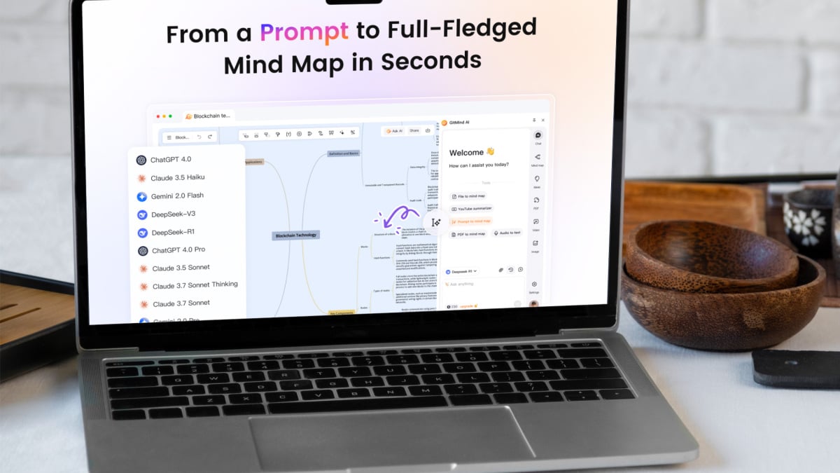 Uma nova ferramenta transforma PDFs e vídeos em mapas mentais de IA, e uma assinatura vitalícia custa US$ 35 até 5 de julho