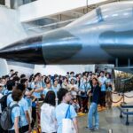 People visit the Huawei's Atlas 950 SuperPoD during the World Artificial Intelligence Conference (WAIC) in Shanghai on July 17, 2026. (Photo by AFP via Getty Images)