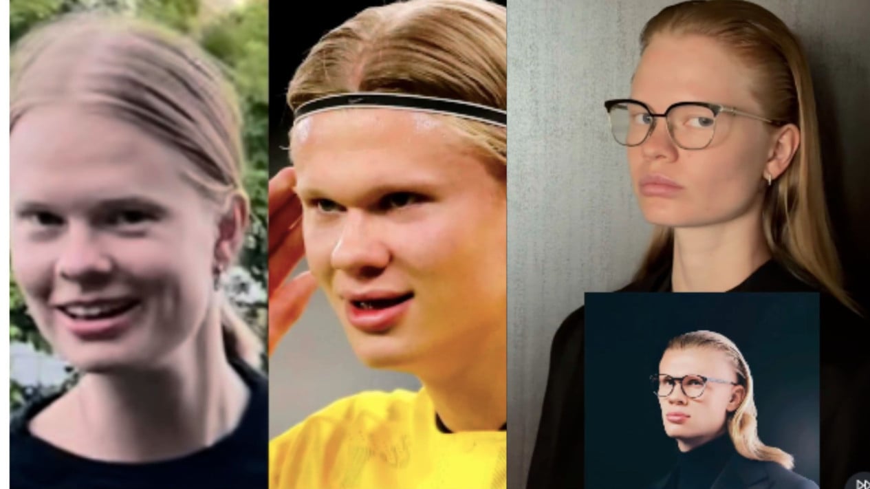 Virais! Modelo Ini Punya Wajah Mirip com Erling Haaland, Asalnya dari Mana?