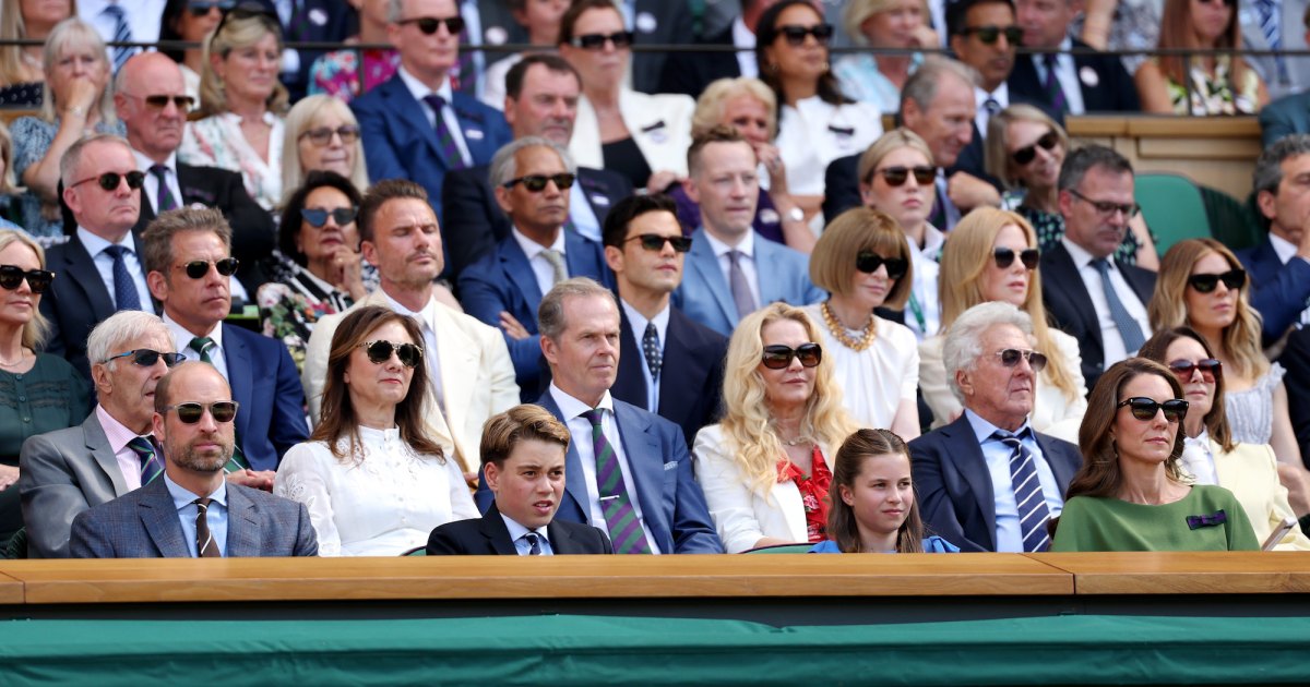 Royals em Wimbledon ao longo dos anos