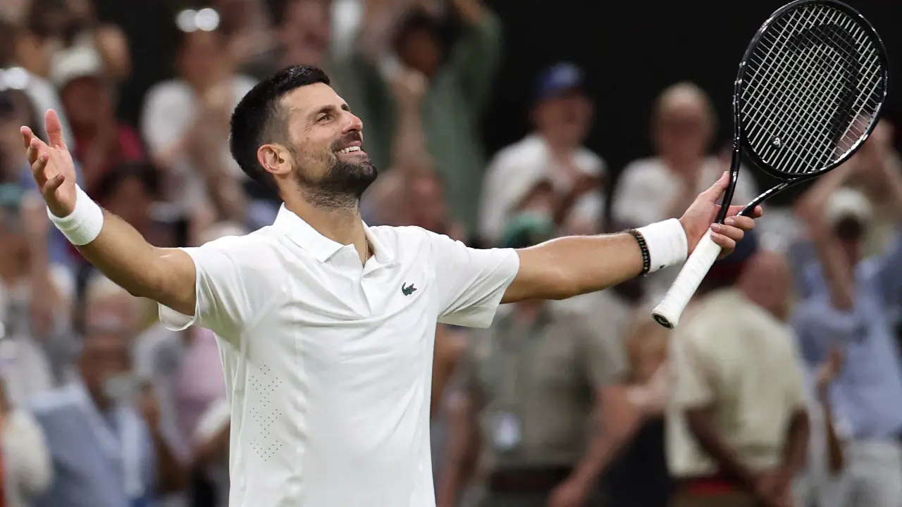 Wimbledon 2026: Novak Djokovic vence Felix Auger-Aliassime em um thriller de cinco sets