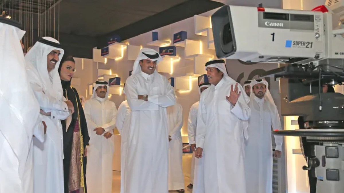 Xeque Hamad bin Khalifa Al Thani e Al Jazeera