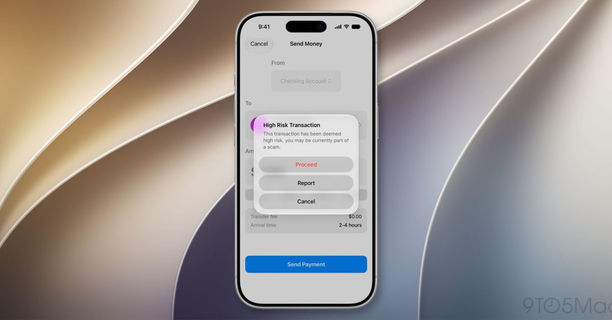 iOS 27 ajuda aplicativos a detectar quando um usuário pode estar sendo enganado em tempo real